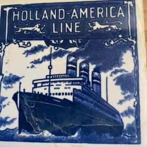 Holland -America Line Coaster